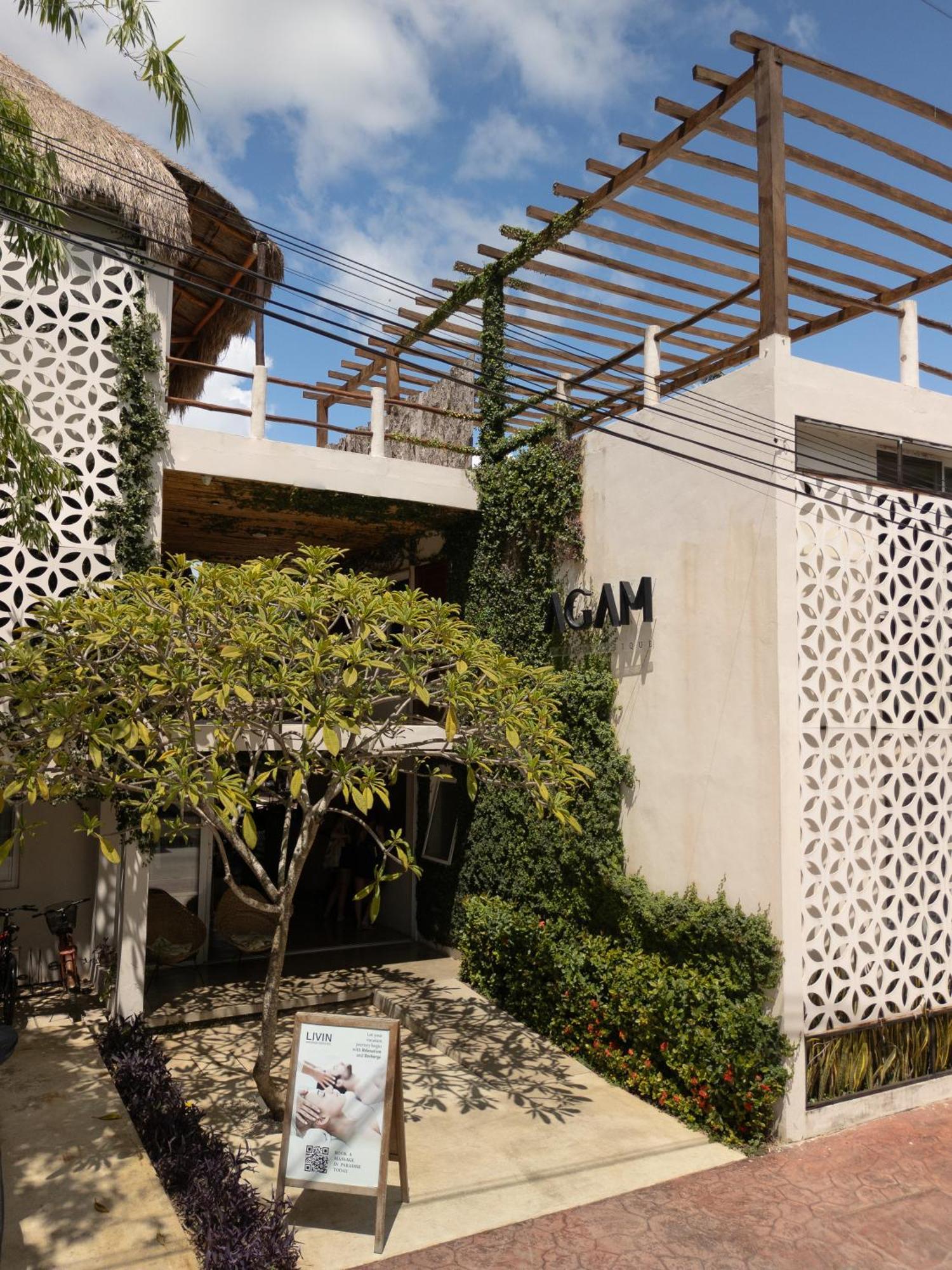 Agam Hotel Bacalar Eksteriør billede